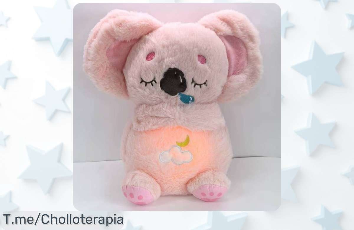 Descubre el koala que calma tu ansiedad y mejora tu sueño con luces y respiración relajante precio loco nunca visto oferta limitada ¡aprovecha este descontón brutal ya!