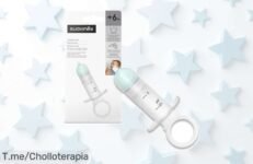 Descubre el limpiador nasal Suavinex para tu bebé a un precio loco, con su suave punta de silicona ¡Ayuda a que coma y duerma feliz! Oferta limitada, no te lo pierdas