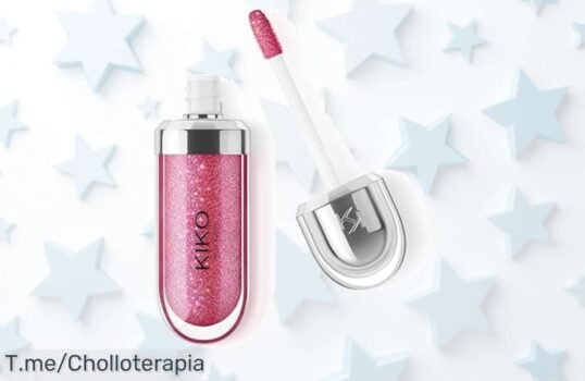 Descubre el lipgloss 3D Hydra con brillo ultra intenso y textura que no se pega precio loco único labios lisitos ¡corre por este super chollo antes de que desaparezca!
