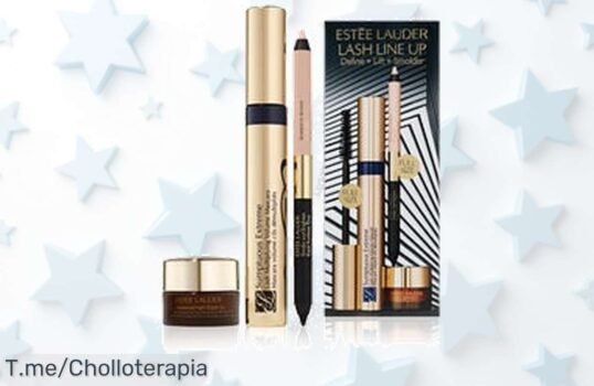 Descubre el magic estuche Sumptuous Extreme de Estée Lauder, ¡ofertón navideño con descuento brutal! Resalta tu belleza y deslumbra ¡Compra ahora antes que se agote!