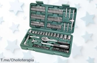 Descubre el maletín Mannesmann M29166 con 130 piezas súper completas y extensión para zonas difíciles ¡un super chollo con descuento brutal que no volverás a ver corre antes de que se agote!