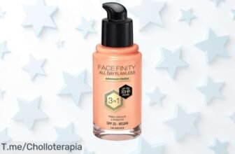 Descubre el maquillaje Max Factor Facefinity que dura 30 horas y resiste agua, ¡ahora a un precio loco! No te pierdas este ofertón, stock limitado ¡Actúa ya!