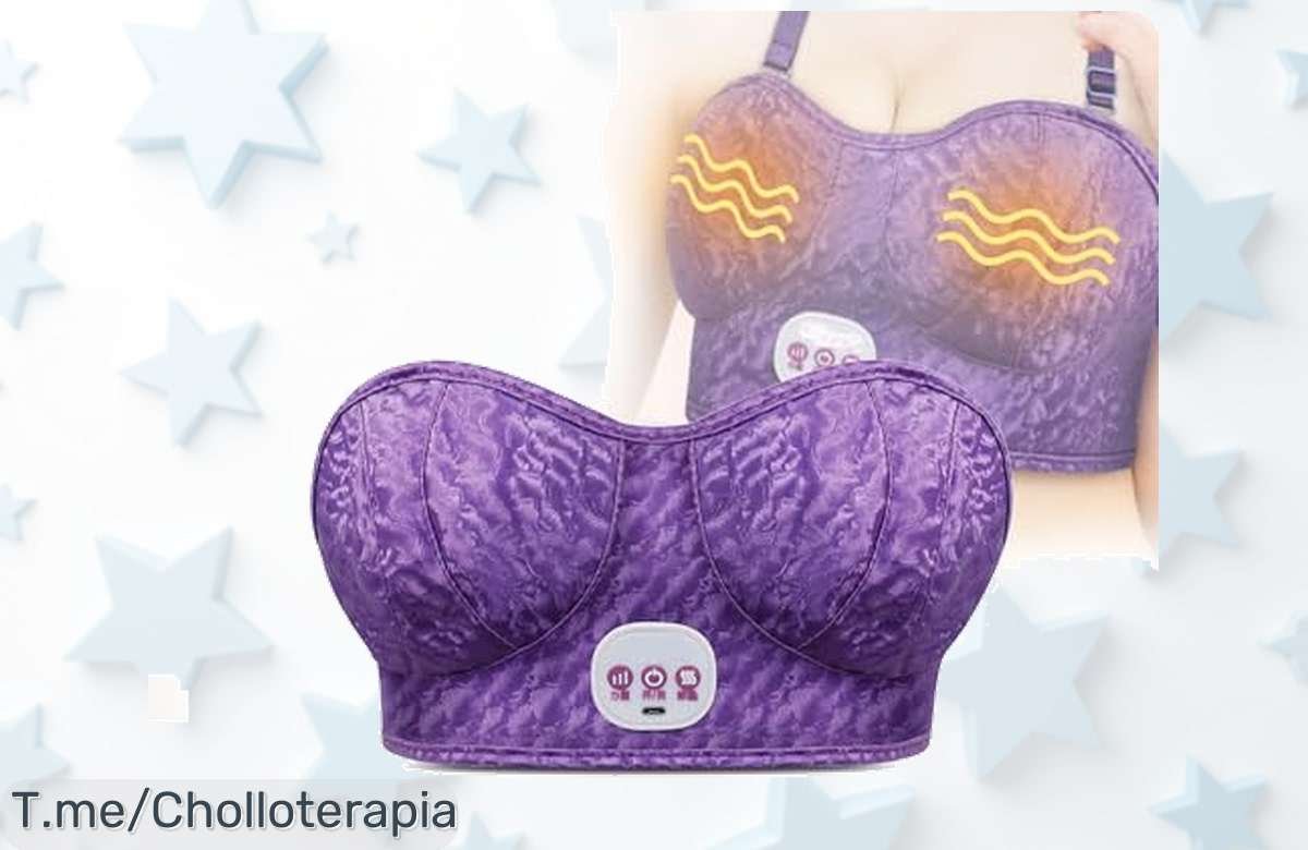 Descubre el masajeador eléctrico de pecho con turmalina que activa tu circulación y disfruta de este ofertón único con un precio loco nunca visto ¡compra ahora antes que se acabe!