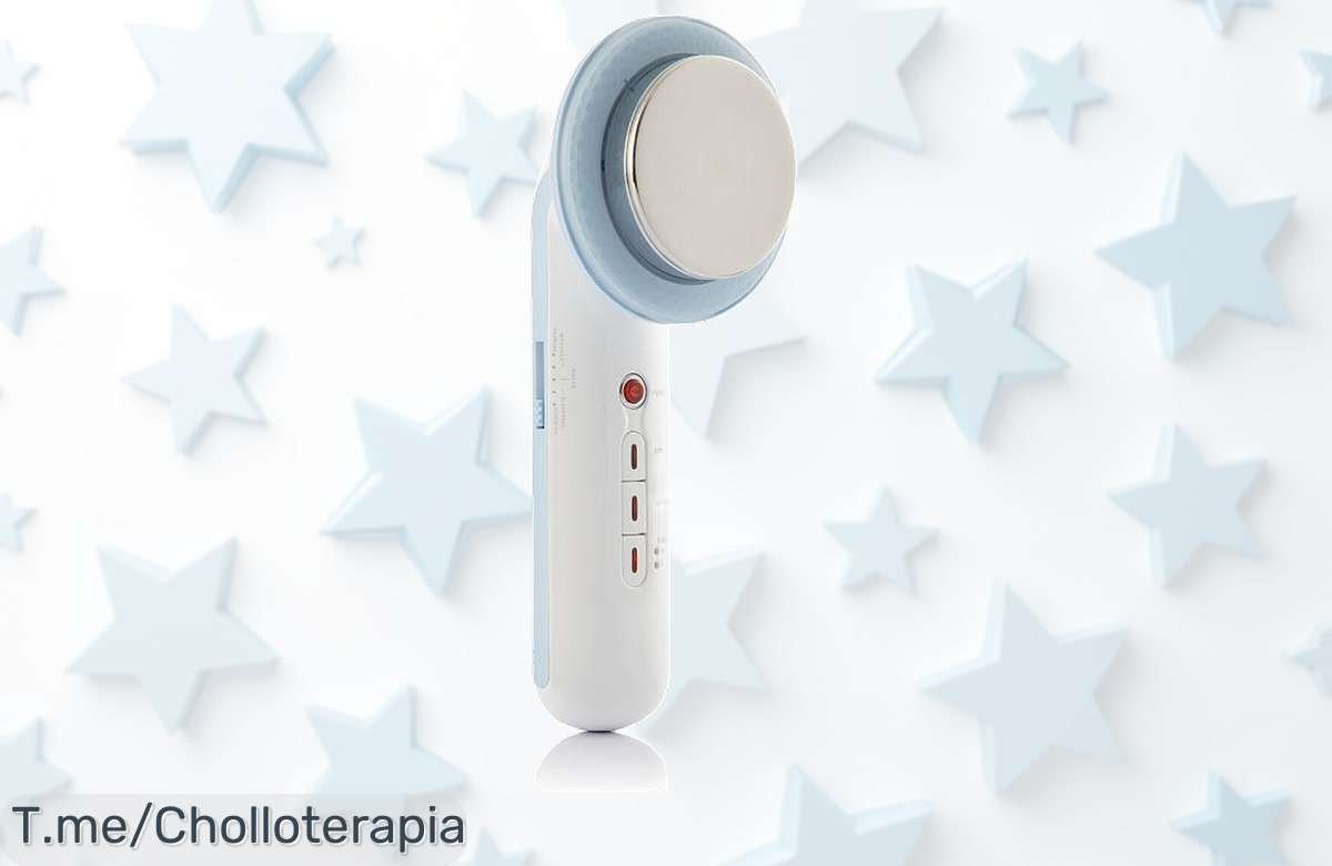Descubre el masajito anticelulítico con cavitación, infrarrojos y electroestimulación en un super chollo que cuida tu piel. ¡Compra ya antes de que se agote!