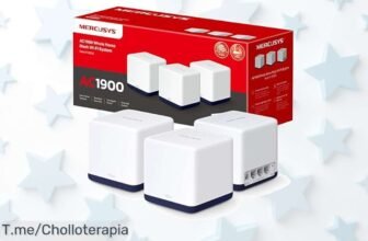 Descubre el mercusys halo H1900G el ofertón con wifi sin cortes y super rápido hasta 550 m² precio loco nunca visto corre por este descuento brutal antes que se agote