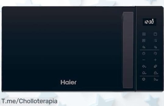 ¡Descubre el microondas Haier Series 2, un super chollo con grill de 1000W que te hará decir adiós a los platos fríos! Aprovecha este ofertón y cocina como un chef ¡Compra ya antes de que se agote!