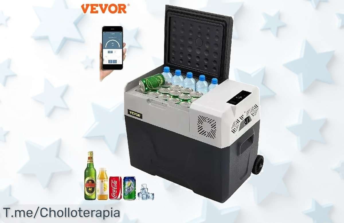 Descubre el mini refrigerador VEVOR de 15L a 50L, ¡una oferta única que no puedes dejar escapar! Refresca tus aventuras con este super chollo antes de que se agote.