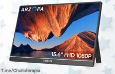 Descubre el monitor portátil arzopa 156 full hd con pantalla ips y audio incorporado en un super chollo de precio loco nunca visto solo hoy aprovecha este ofertón antes que se agote