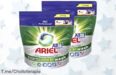 Descubre el ofertón de Ariel Profesional: 96 cápsulas para una limpieza profunda y antimanchas que hará brillar tu ropa ¡No te quedes sin las tuyas, oferta limitada!
