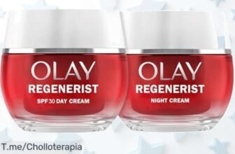 Descubre el pack imprescindible Olay Regenerist día y noche con SPF30 piel más firme sin líneas desde el primer uso aprovecha este descuento brutal y precio loco antes que se acabe
