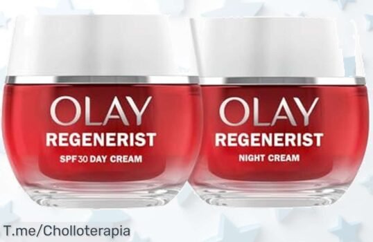 Descubre el pack imprescindible Olay Regenerist día y noche con SPF30 piel más firme sin líneas desde el primer uso aprovecha este descuento brutal y precio loco antes que se acabe