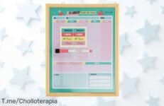 Descubre el planificador magnético semanal de Mr Wonderful con rotulador e imanes colores precio loco y descuento brutal aprovecha este ofertón único antes que se acabe
