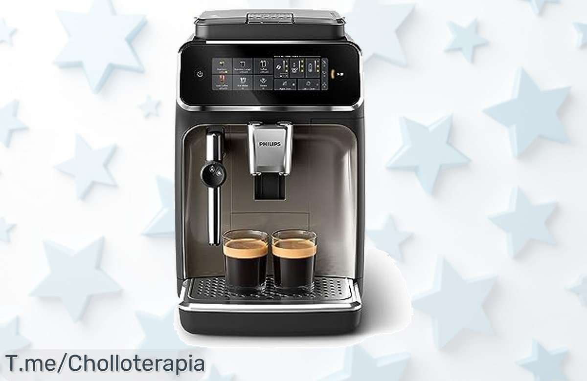 Descubre el precio loco de la PHILIPS Serie 3300: café como en cafetería, espuma sedosa y tecnología SilentBrew. ¡No te lo pierdas, oferta limitada!