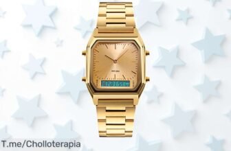 Descubre el reloj digital Rosebear resistente y con luz led diseño dorado único precio loco descuento brutal corre ya que este super chollo nunca visto vuela