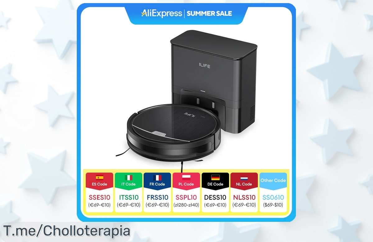 Descubre el robot aspirador ILIFE V9Pro con succión brutal y autovaciado para mascotas precio loco nunca visto aprovecha este ofertón ya antes que se acabe