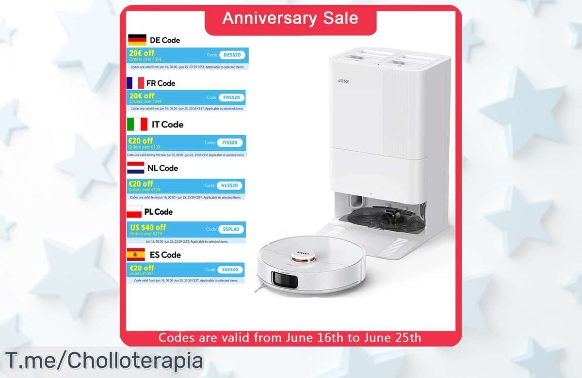 Descubre el robot aspirador Jonr P20 Pro con fregado y secado al vacío a precio loco disfruta limpieza total en casa sin esfuerzo aprovecha este ofertón y compra ya antes que termine