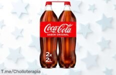 Descubre el sabor irresistible de CocaCola Sabor Original: Pack de 2 L a precio loco, ¡ofertón limitado que hará brillar tus momentos! No te quedes sin el tuyo