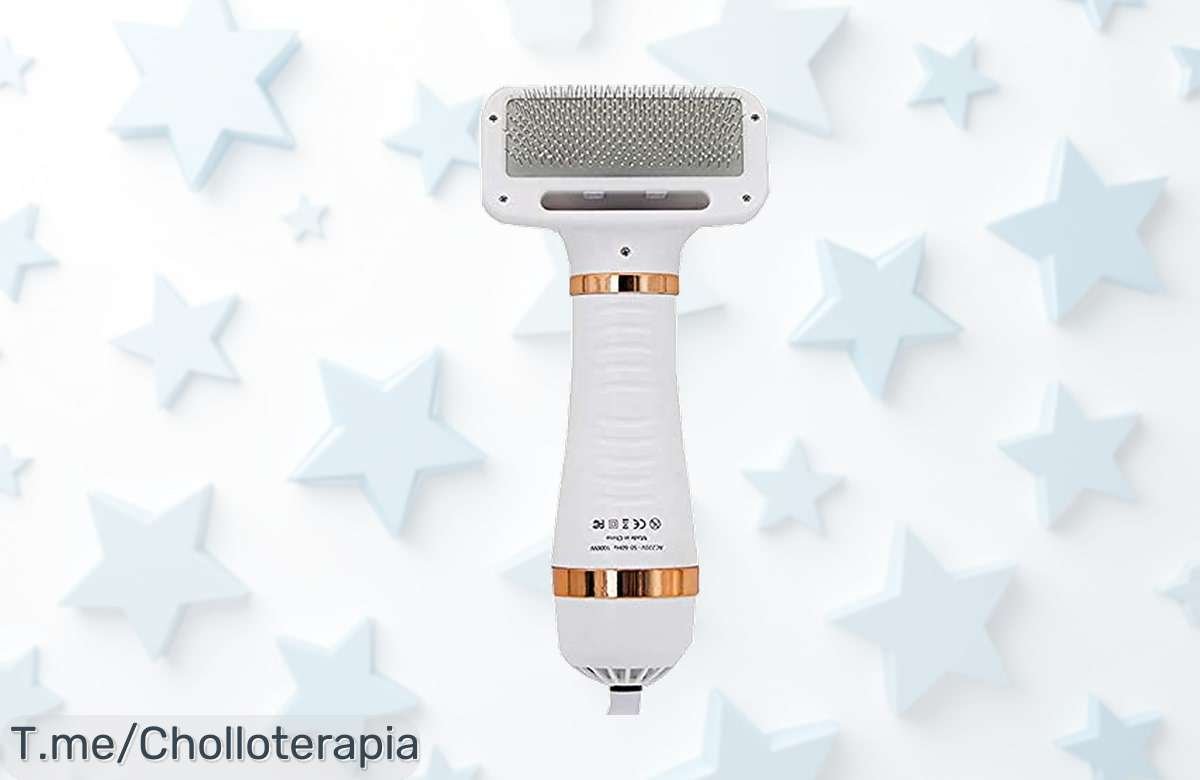 Descubre el secador portátil 2 en 1 para tu mascota, ¡chollazo único! Ahorra tiempo y cuida su calma. Aprovecha este ofertón limitado antes de que desaparezca.