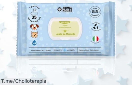 Descubre el super chollo de 35 toallitas para limpiar a tu peludo, suaves y frescas ¡Aprovecha este ofertón exclusivo antes que se agoten!