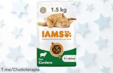 Descubre el super chollo de IAMS con cordero para tu gato, ¡energía y salud a un precio loco! Oferta limitada, corre antes que se agote este ofertón