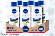 Descubre el super chollo de NIVEA: Pack ahorro de 6 Leches Corporales que nutren tu piel a un precio loco, ¡aprovéchalo ya antes de que se agote!