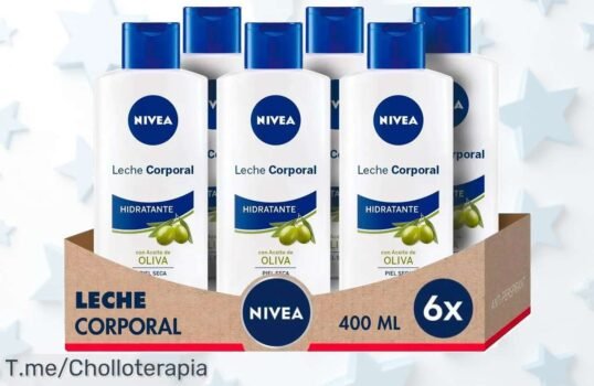 Descubre el super chollo de NIVEA: Pack ahorro de 6 Leches Corporales que nutren tu piel a un precio loco, ¡aprovéchalo ya antes de que se agote!