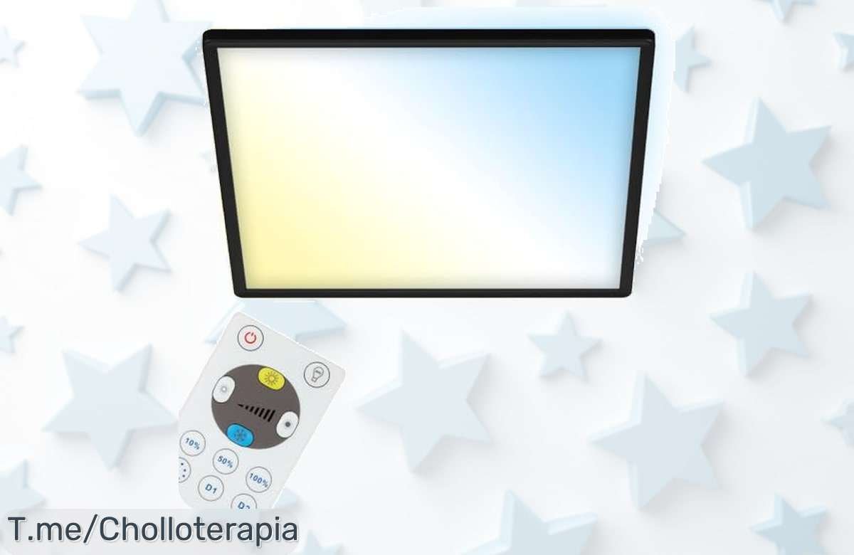Descubre el super chollo de la lámpara Briloner: iluminación ajustable, control desde el sofá y diseño elegante. Solo por tiempo limitado, ¡no te lo pierdas!
