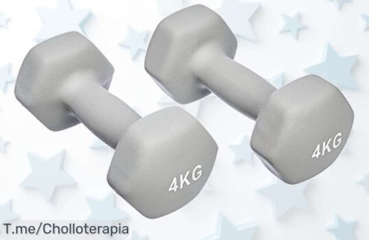 Descubre el super chollo de mancuernas Amazon Basics y tonifica tu cuerpo con este ofertón limitado ¡No dejes pasar esta oportunidad única, actúa ahora!