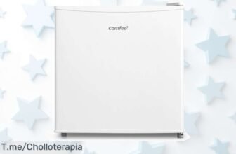 Descubre el super chollo del Mini frigorífico Comfee’ RCD50WH2 y disfruta de bebidas frescas a mano con esta oferta única, ¡compra ya antes de que se agote!