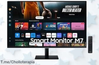 Descubre el super chollo del Smart Monitor Samsung de 27 ¡con una calidad Full HD impresionante y jugadas más fluidas! Apresúrate, las unidades volarán ¡Compra ahora antes de que se acaben!