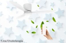 Descubre el super chollo del Ventilador de Techo Brizy Bright Ultra Silencioso con 6 velocidades y mando a distancia ¡Aprovecha este ofertón hoy mismo antes que se agote!