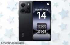 Descubre el super chollo del Xiaomi Redmi Note 14 con cámara de 108MP y pantalla AMOLED, ¡hazlo tuyo ahora antes que se agote en este ofertón único!