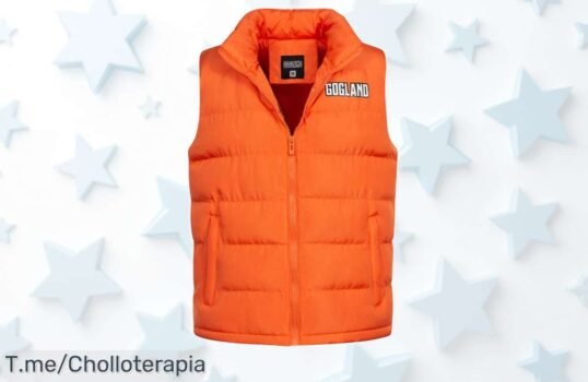 Descubre el super chollo del chaleco GOGLAND Tjörn en naranja: ¡ofertón limitado para que luzcas genial a un precio de ganga! Compra ya y no te quedes sin el tuyo