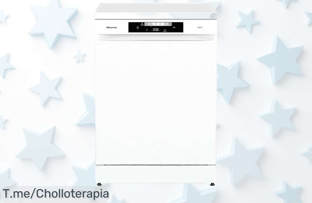 Descubre el super chollo del lavavajillas Hisense HS642C60W que se abre solo y seca perfecto. ¡Resultados increíbles en un plis plas! Oferta limitada, no te quedes sin el tuyo.