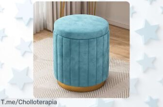 Descubre el taburete de terciopelo con almacenamiento secreto resistencia brutal y diseño único precio loco por tiempo limitado aprovecha este ofertón irresistible compra ya antes que desaparezca