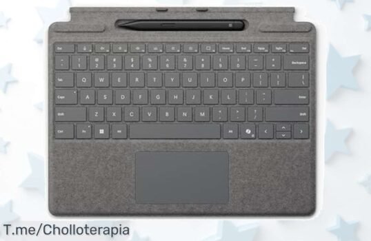 Descubre el teclado Surface Pro 13 con lápiz Slim Pen y tecla Copilot la herramienta con luz para escribir mejor un ofertón alucinante que se acaba ¡cómpralo ya!