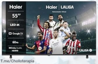 Descubre el televisor Haier 4K UHD de 55 con negros súper puros y conexión ultrarrápida a un precio loco aprovecha este super chollo única oferta limitada ¡corre ya!