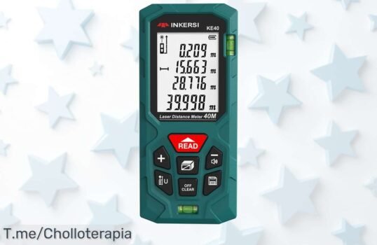 Descubre el telómetro láser INKERSI a un precio loco, mide distancias con precisión extrema y transforma tus proyectos ¡Aprovecha este ofertón antes de que se agote!