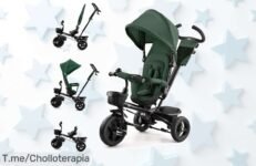 Descubre el triciclo Kinderkraft AVEO, un super chollo que crece con tu pequeño y le enseña a pedalear ¡Aprovecha este ofertón limitado antes de que se agote!