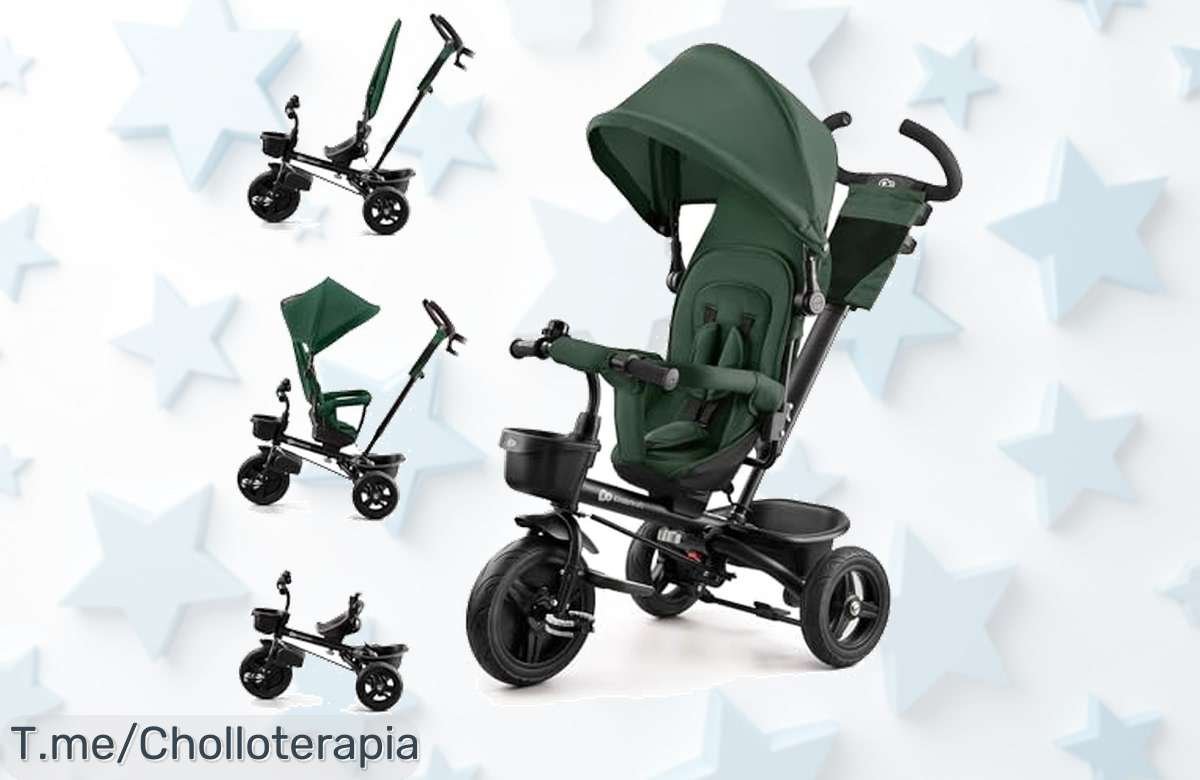 Descubre el triciclo Kinderkraft AVEO, un super chollo que crece con tu pequeño y le enseña a pedalear. ¡Aprovecha este ofertón limitado antes de que se agote!
