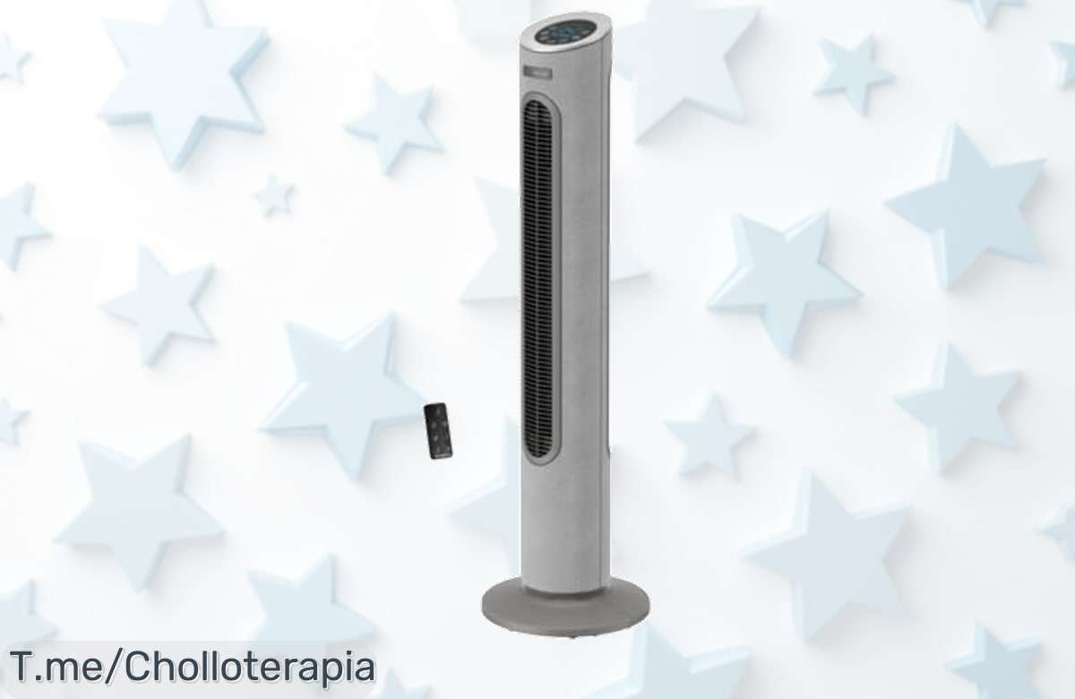 Descubre el ventilador Rowenta Eole Home, ¡silencioso y potente! Ajusta 7 velocidades de aire en un precio loco. Aprovecha este ofertón antes de que se acabe YA.