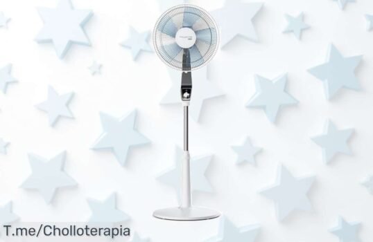 Descubre el ventilador silencioso que todos desean, con 5 velocidades y frescor ideal a un precio loco ¡Aprovecha este ofertón antes de que se agote! ¡Compra ya!