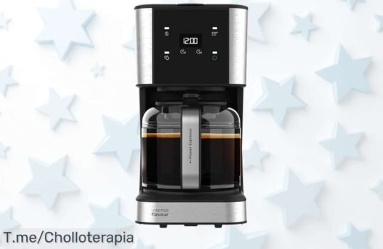 Descubre la Cecotec Cafetera Coffee 66 Drop & Touch, ¡un ofertón con precio loco! Prepara hasta 12 tazas de café exquisito y empieza tus mañanas perfectas ¡Compra ahora antes que se agote!