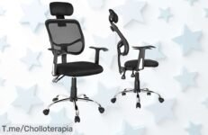 Descubre la Ergo Office ER413 con altura y reposacabezas ajustables para un soporte total que cuida tu espalda precio loco y descuento brutal nunca visto compra ya antes que se agote el super chollo