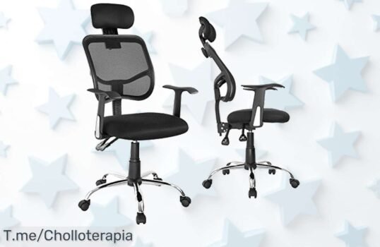 Descubre la Ergo Office ER413 con altura y reposacabezas ajustables para un soporte total que cuida tu espalda precio loco y descuento brutal nunca visto compra ya antes que se agote el super chollo