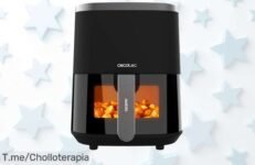 Descubre la Freidora de Aire Cecotec 4L a precio loco: Cocina sano con una cucharada de aceite y disfruta de comidas deliciosas ¡Oferta limitada, actúa ya!