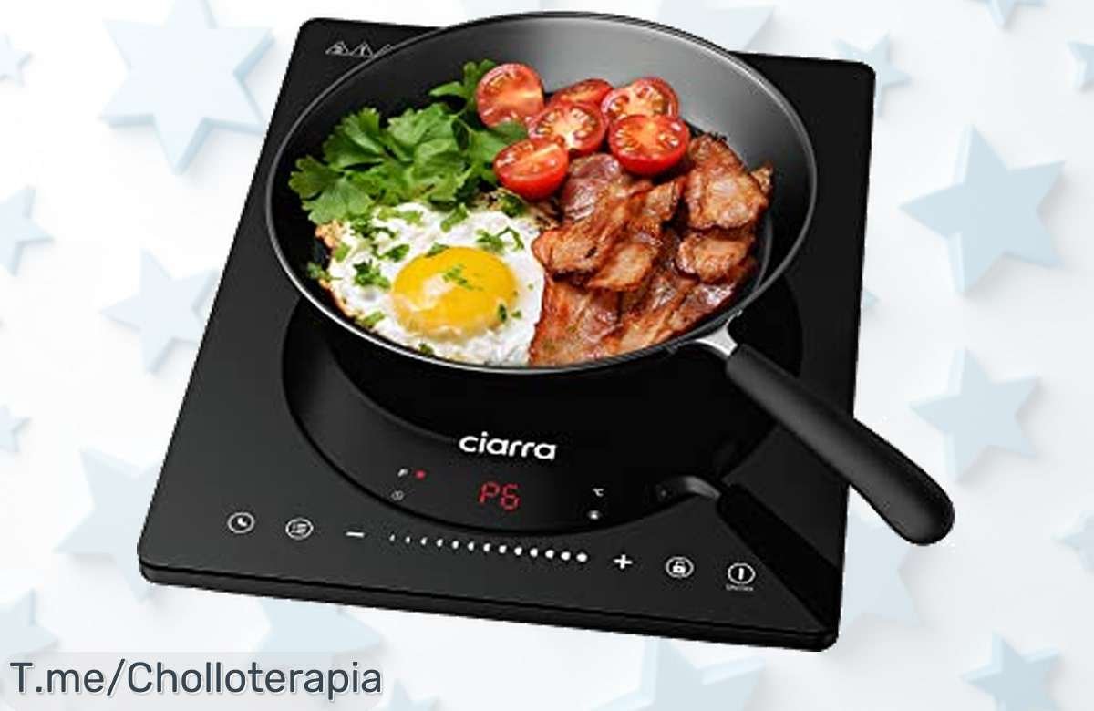 Descubre la Placa de Inducción CIARRA: Cocción rápida y segura a un precio loco. ¡No te quedes sin tu super chollo, oferta limitada! ¡Compra ahora antes que se agote!