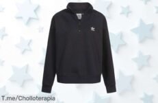 Descubre la Sudadera adidas Originals Half Zip Unisex y luce único con un diseño moderno, aprovecha este super chollo antes de que desaparezca ¡date prisa!