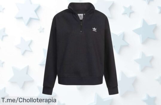 Descubre la Sudadera adidas Originals Half Zip Unisex y luce único con un diseño moderno, aprovecha este super chollo antes de que desaparezca ¡date prisa!