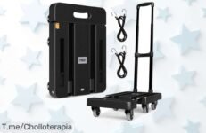 Descubre la Troozy Carretilla Plegable con Frenos a un precio loco y capacidad de 226 KG Aprovecha este ofertón limitado antes de que desaparezca, ¡hazla tuya ya!